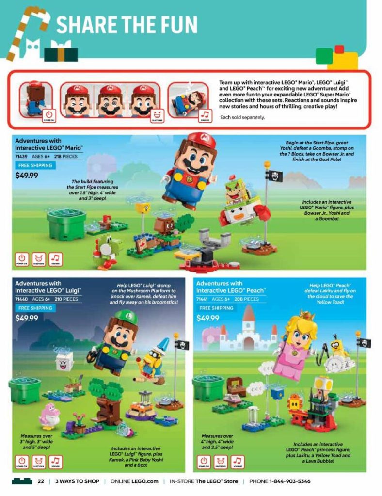 A advertisement for a toy store