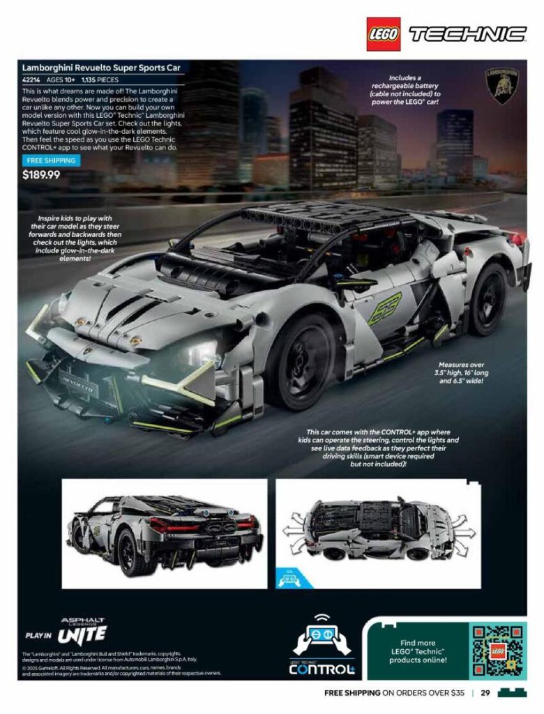 A advertisement for a toy car