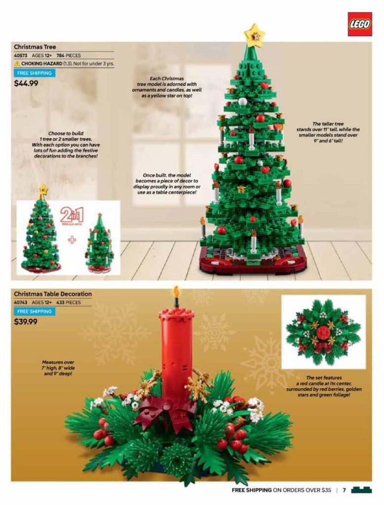 A christmas tree made of legos