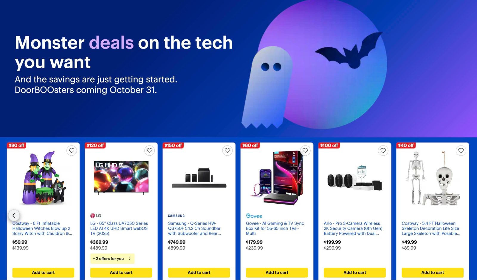 Best Buy Monster Tech Doorbuster teaser