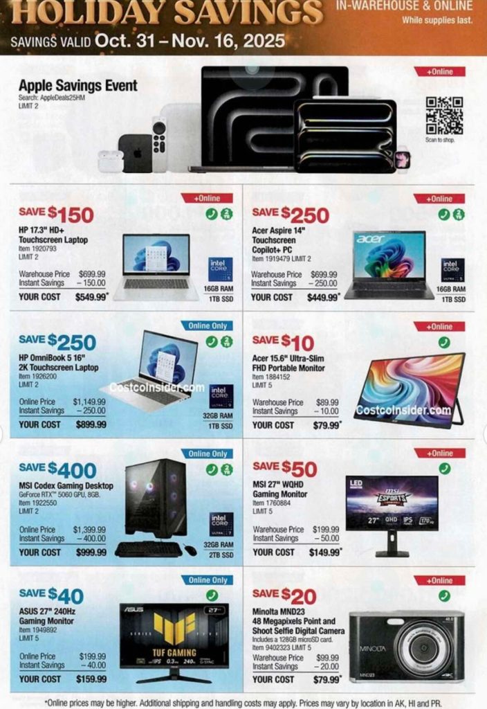 A advertisement for a computer