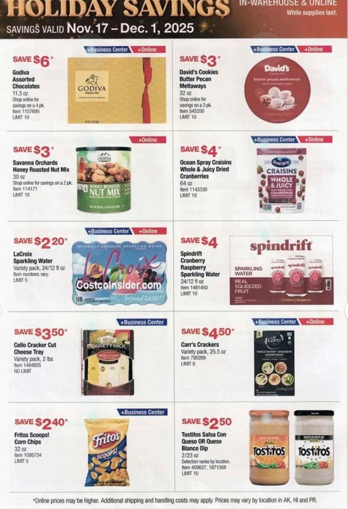 A page of a grocery store