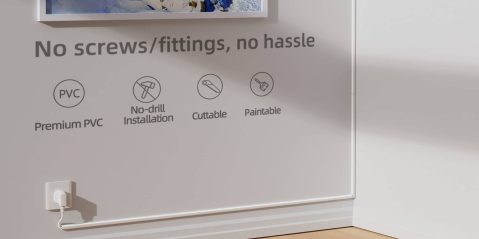 A white board with black text on it