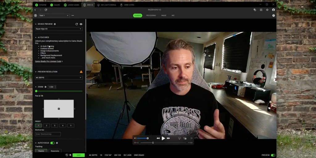 Razer Kiyo V2 Synapse