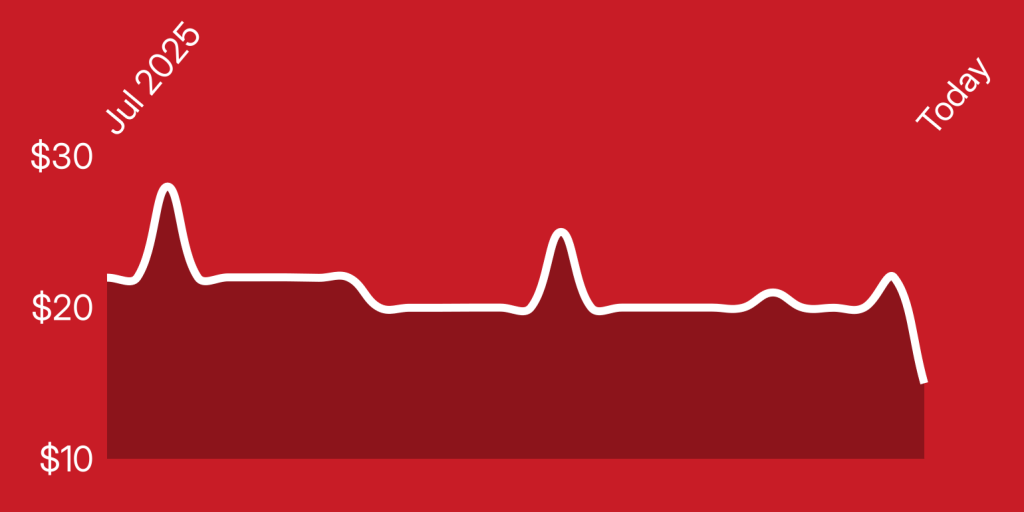 A line of a heartbeat