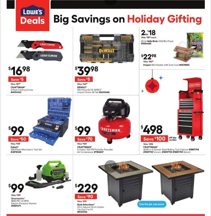 A advertisement for a store