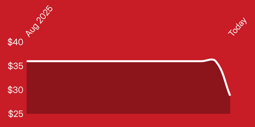 A person typing on a laptop