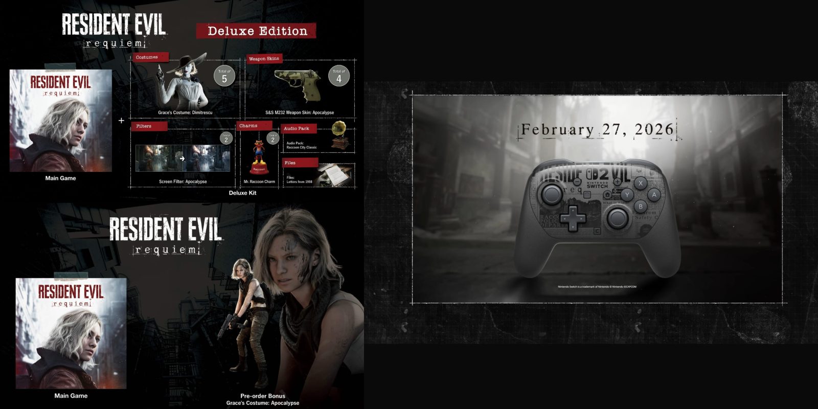 RE Requiem Switch 2 Pro Controller