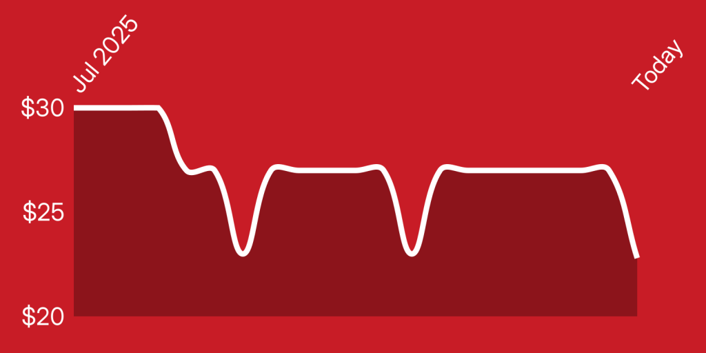 A line drawing of a heart beat
