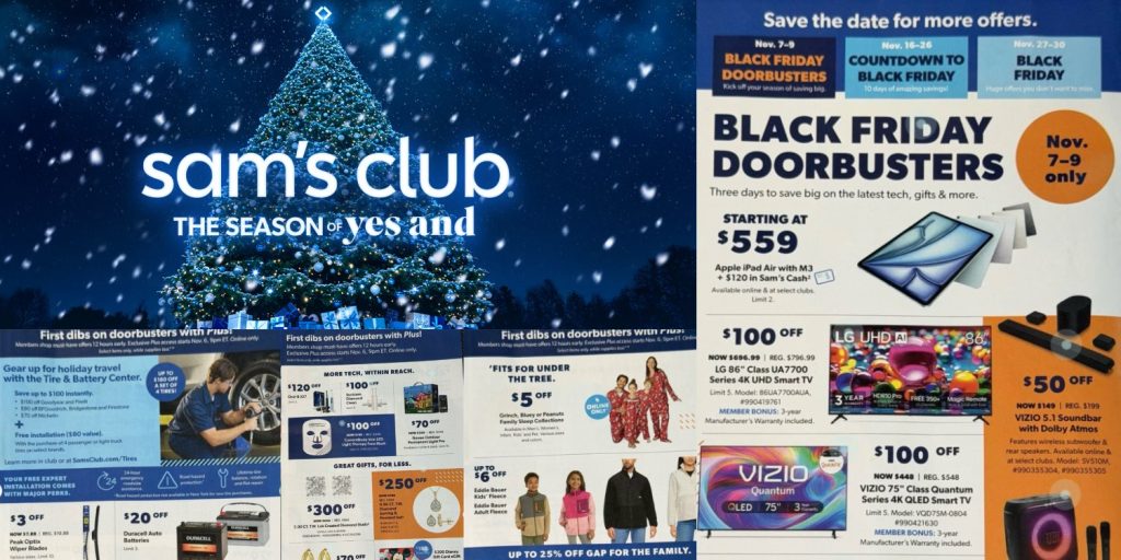 Sams Club Black Friday Doorbuster ad