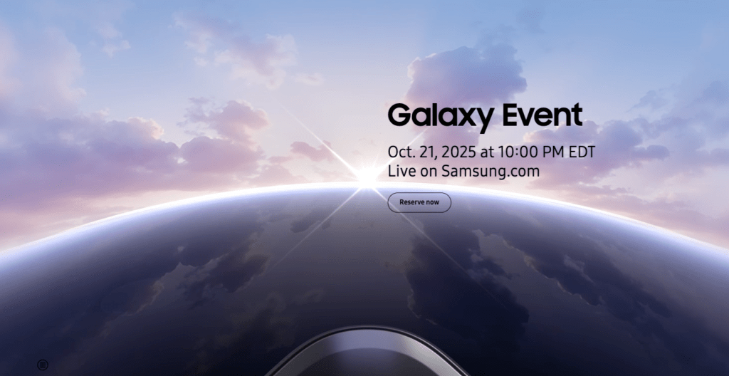 A screen shot of a galaxy event