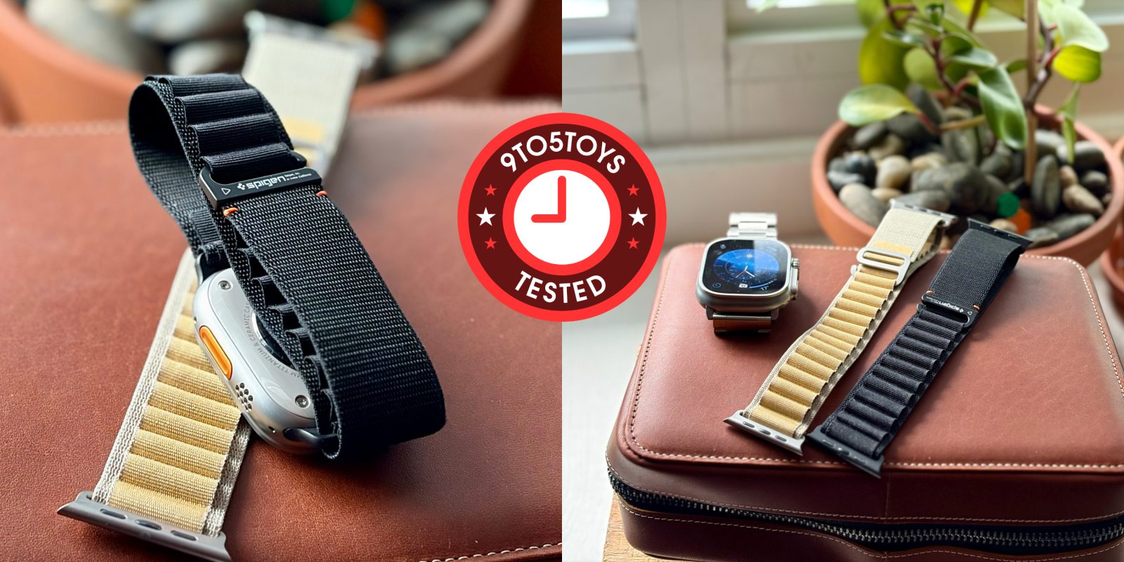 A close up of a watch