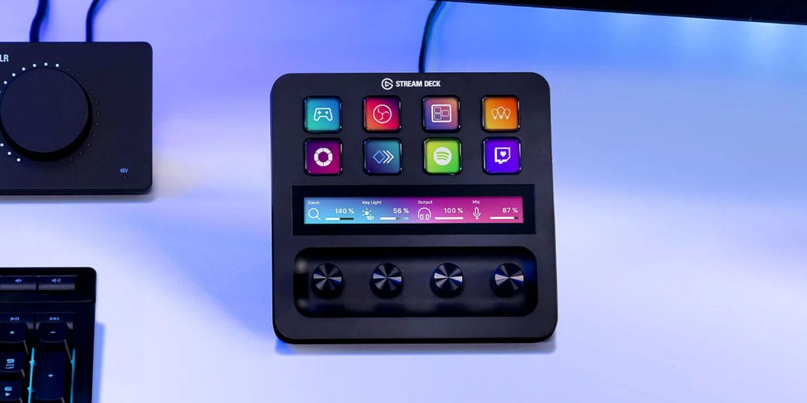 Image showing Elgato's Stream Deck+ controller.