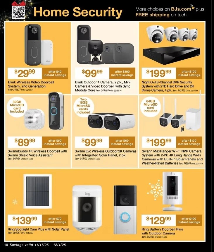 A advertisement for a home security system