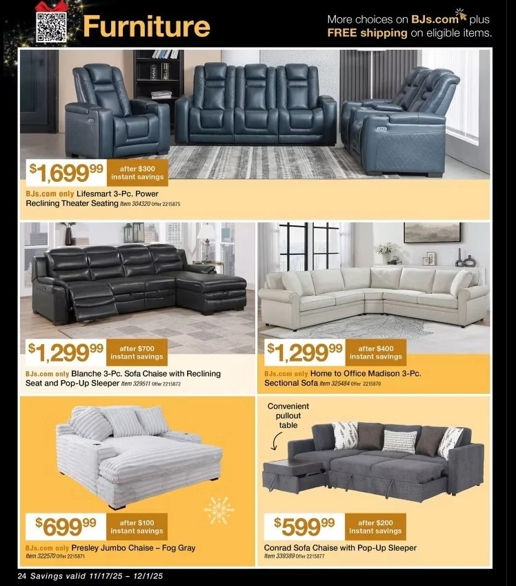 A poster of furniture for sale