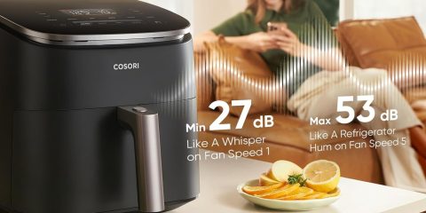 A black and silver machine