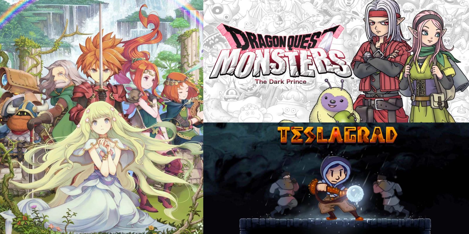 A collage of cartoon characters