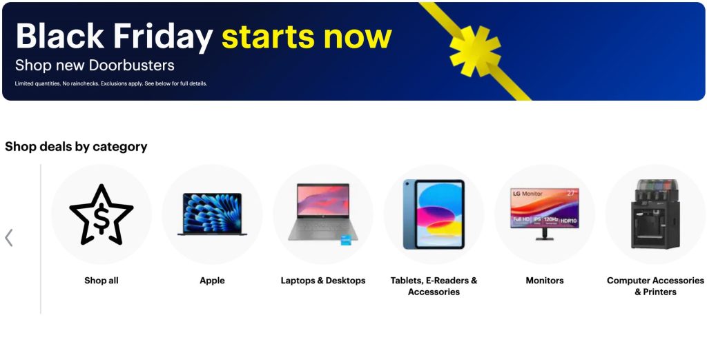 A screenshot of a website