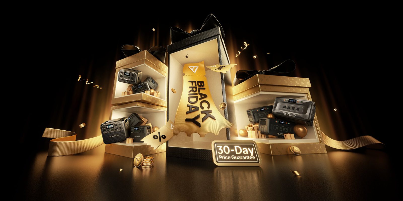 A black friday sale advertisement