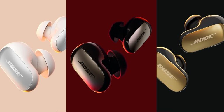 A group of earbuds with text