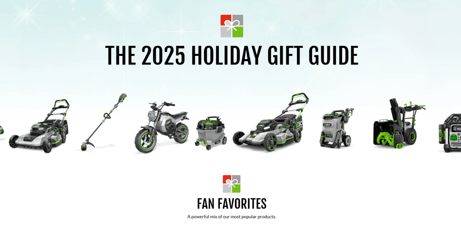 A group of lawn mowers