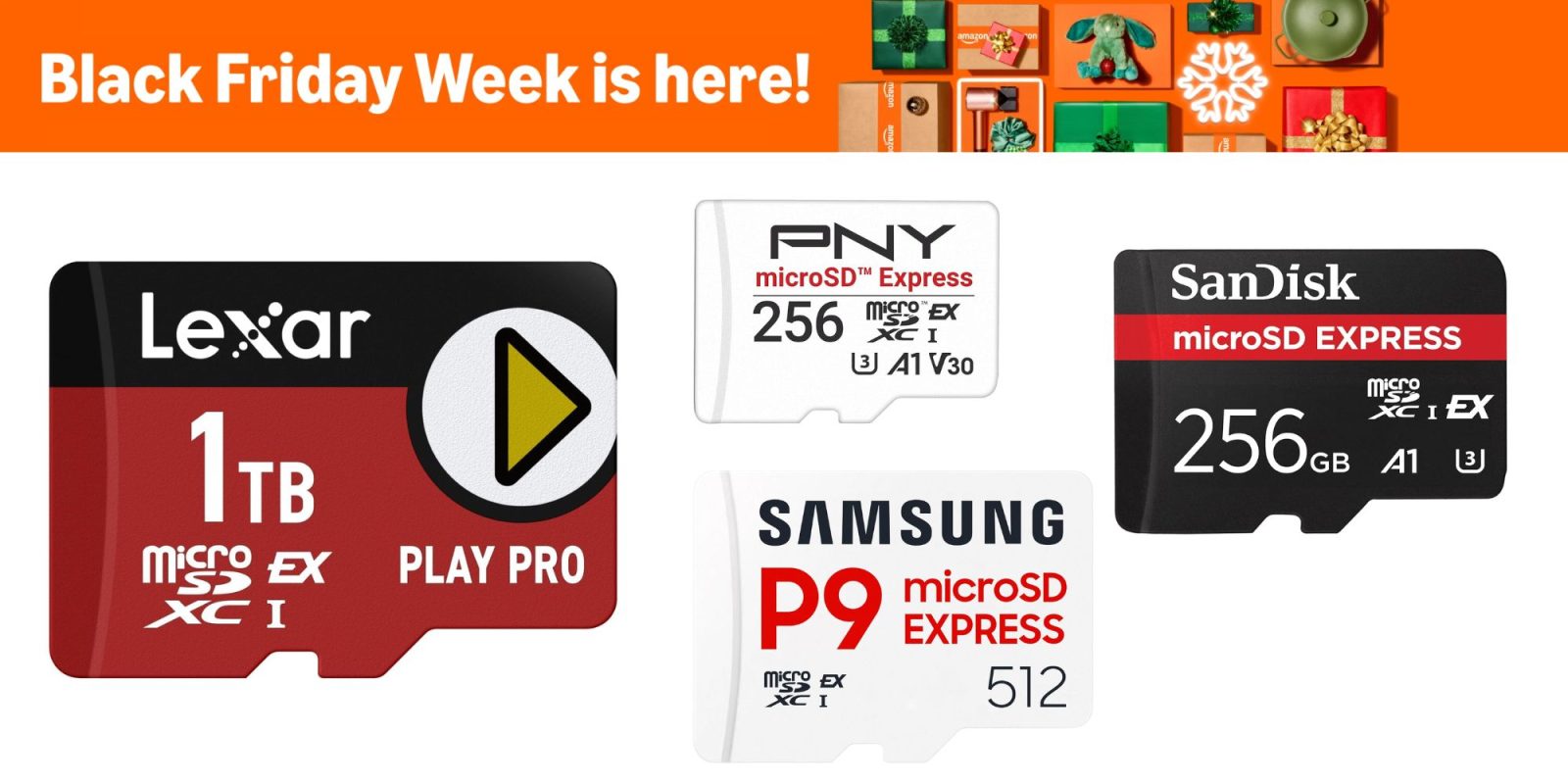 Image showing renders of Express microSD cards.