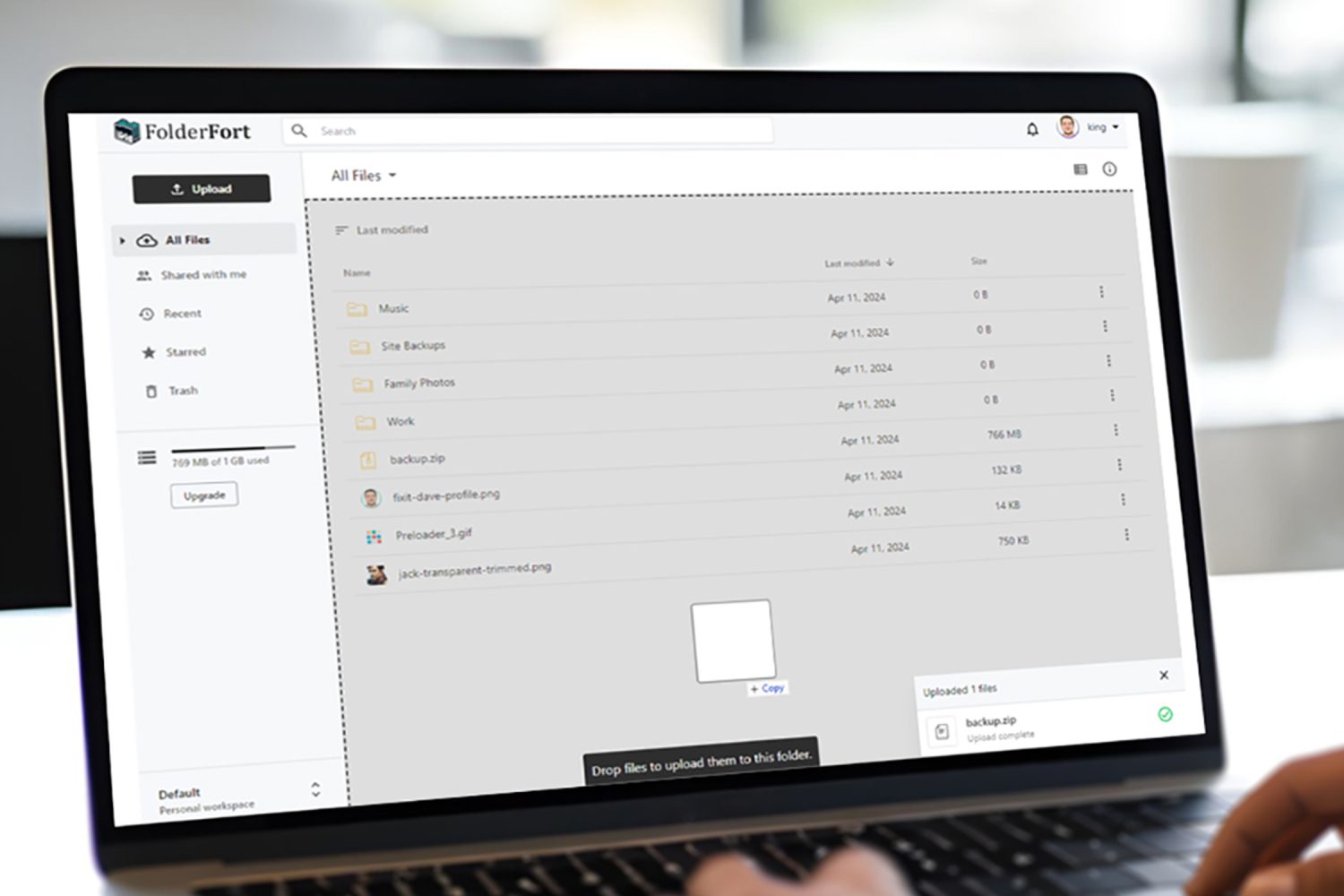 FolderFort Cloud Storage Pro Plan