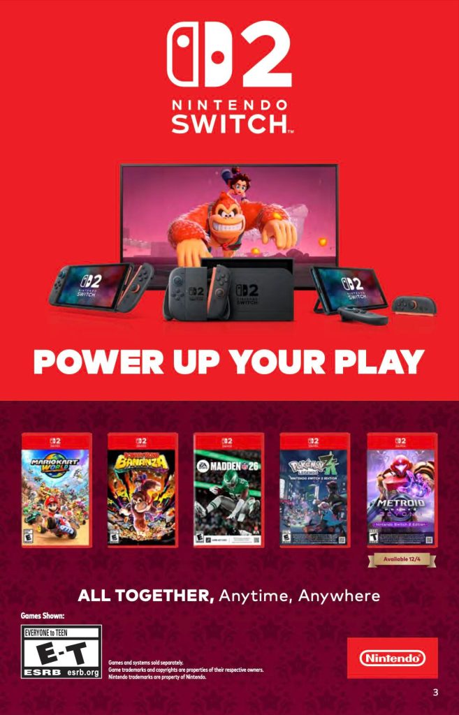 GameStop 2025 Black Friday ad