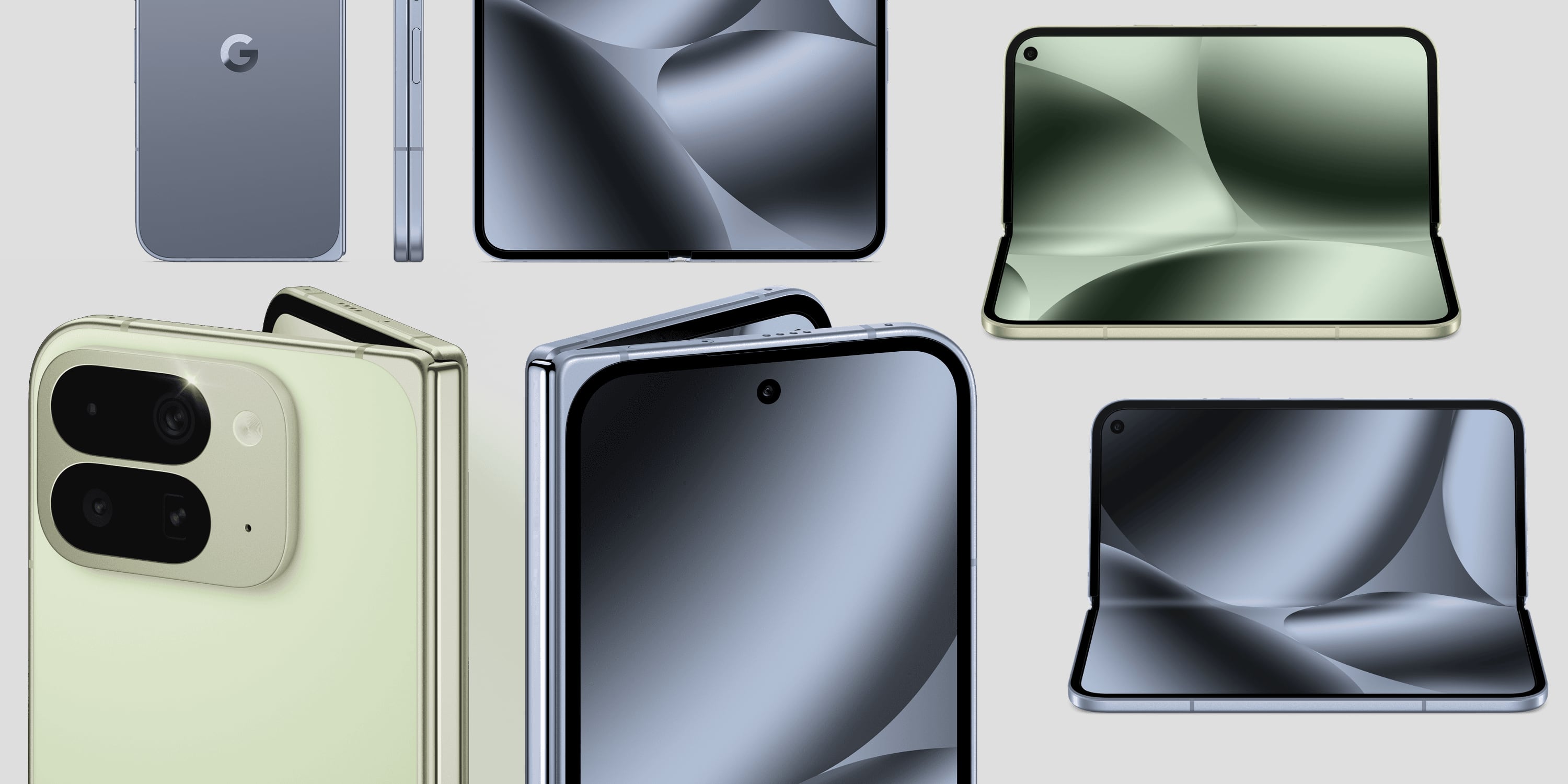 A group of cell phones