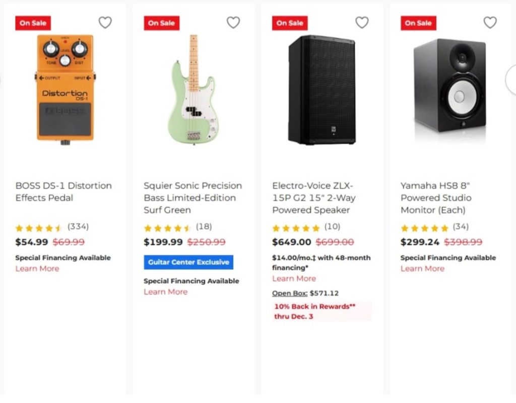 A screenshot of a website