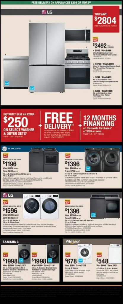 A advertisement for a home appliance