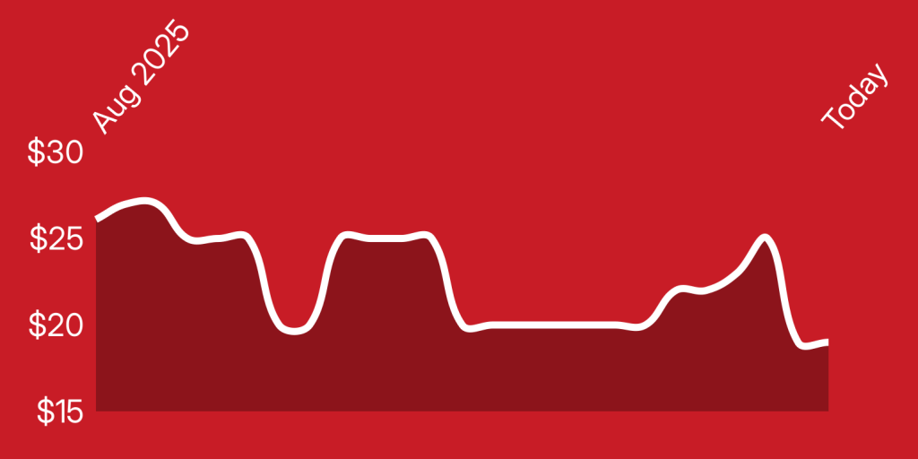 A line of a heartbeat