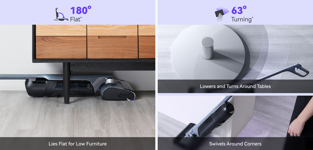 A collage of a vacuum cleaner