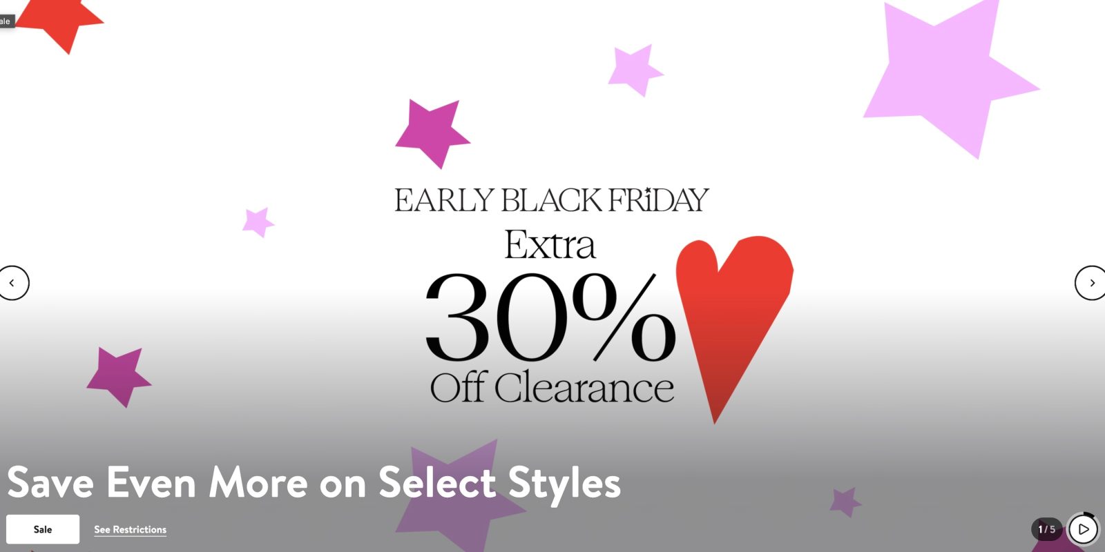 A black friday sale advertisement