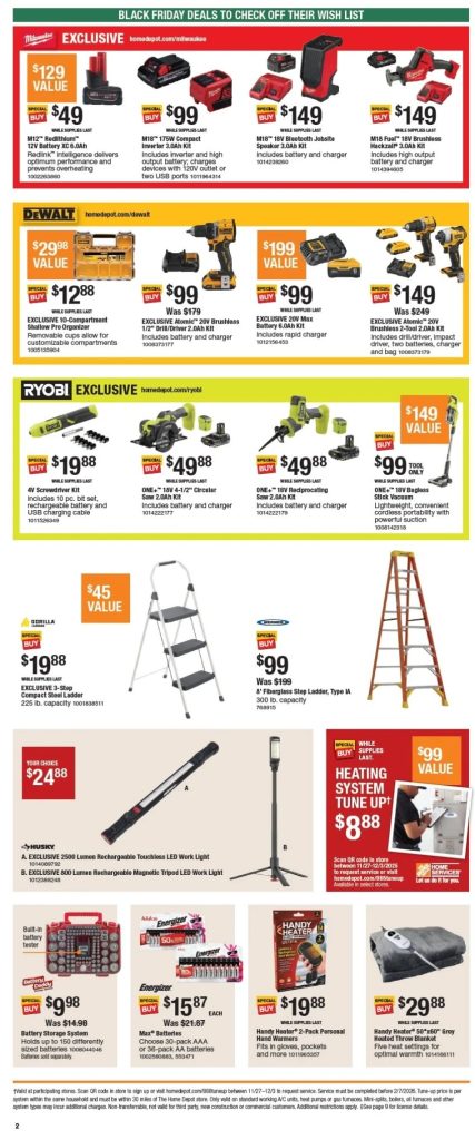 A page with a price tag and a variety of tools