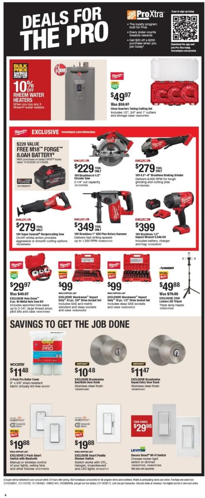 A advertisement for a power tools