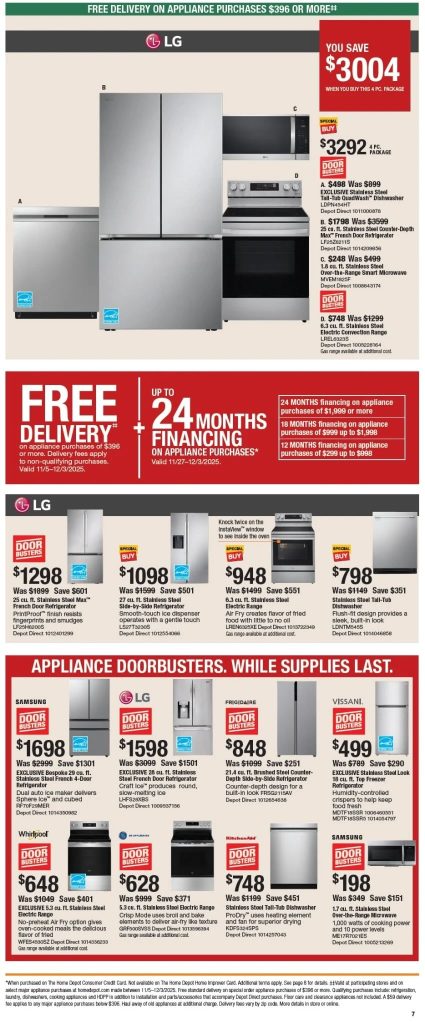 A advertisement for a refrigerator