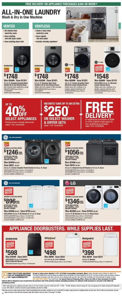 A advertisement for a home appliance