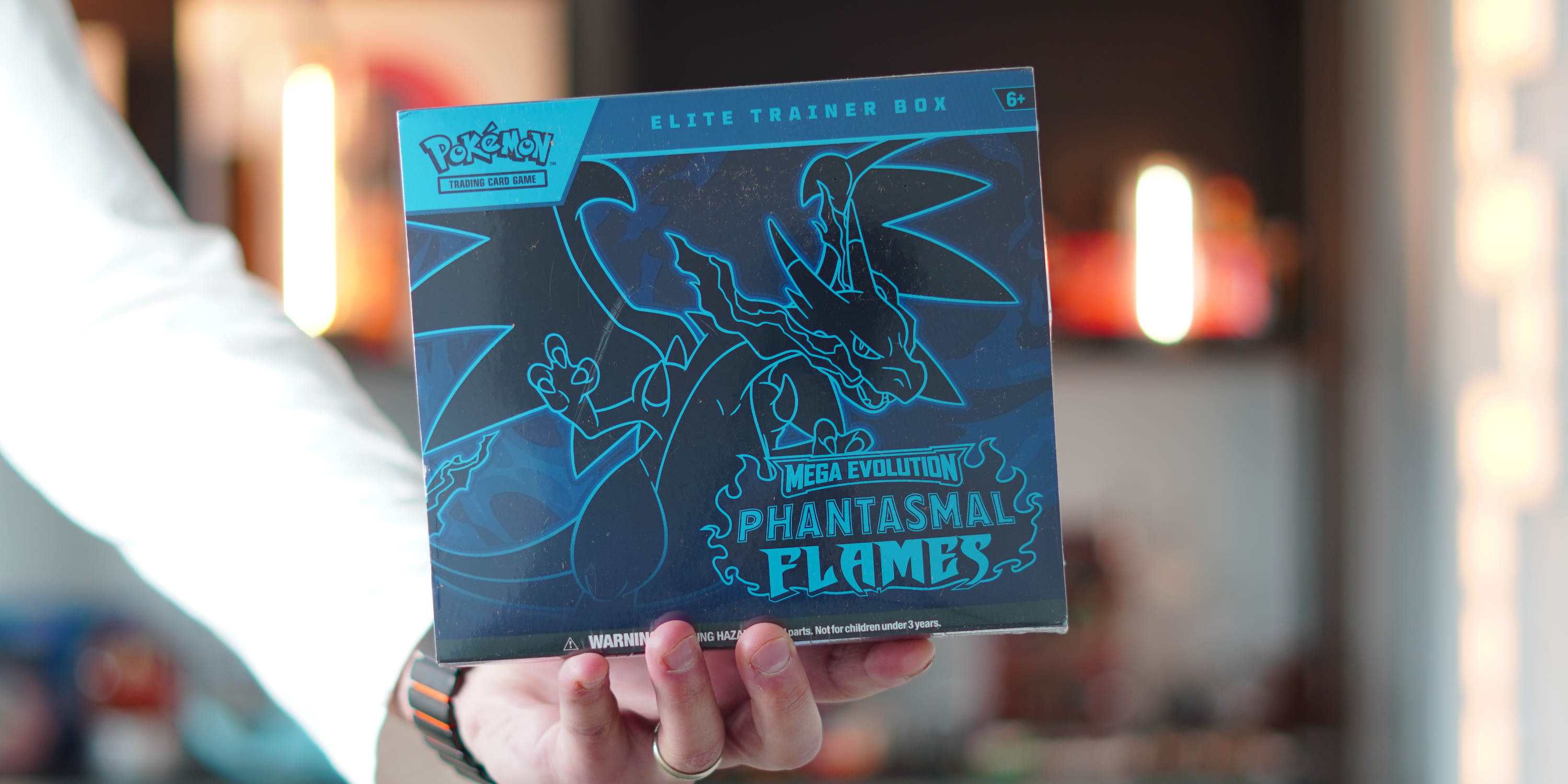 A person holding a box