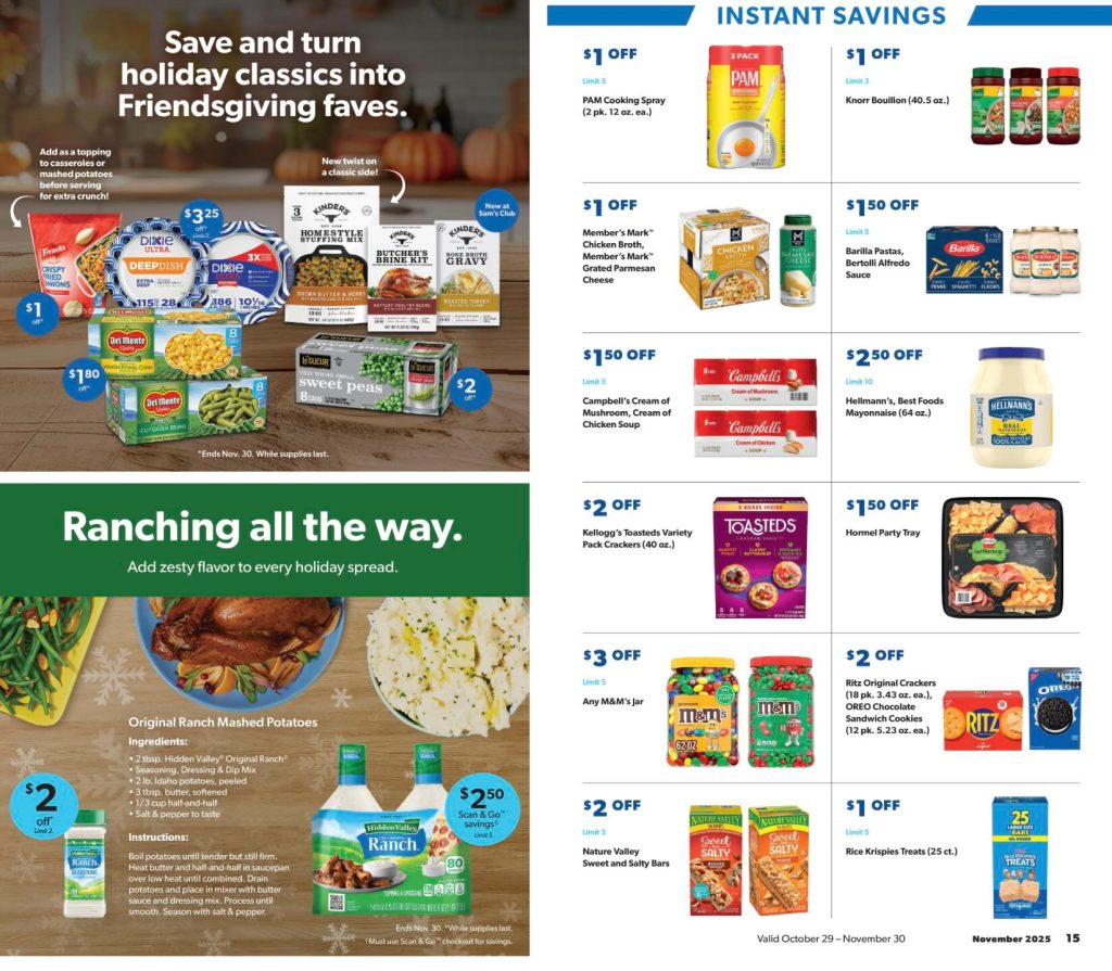 A page of a grocery store