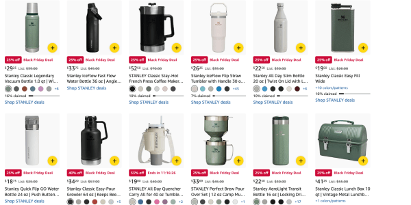 A screenshot of a store