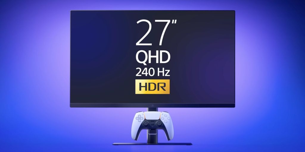 A screen with a game controller