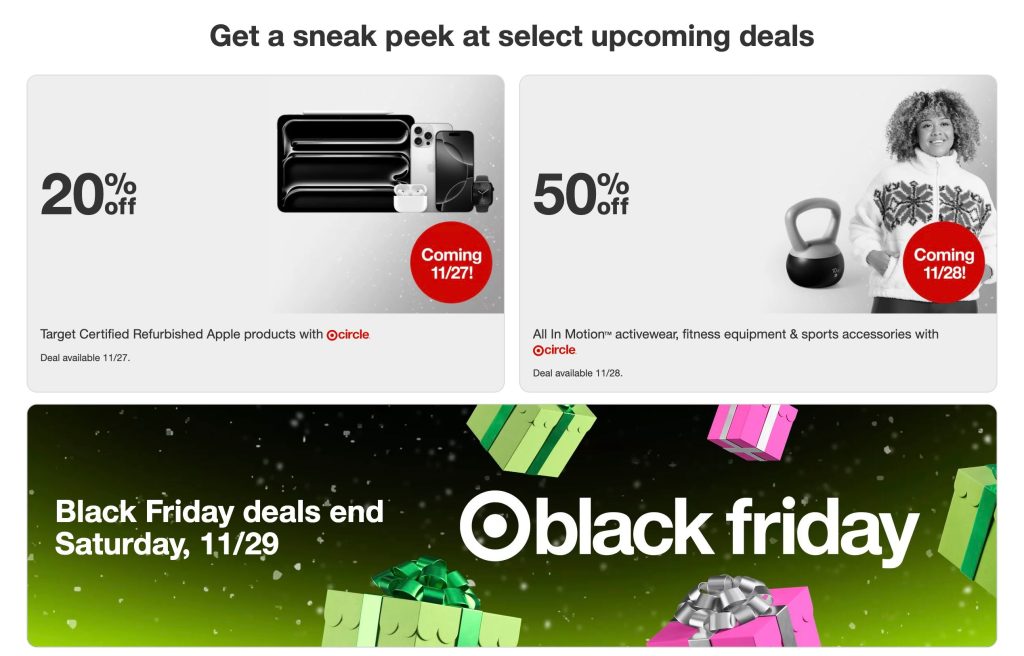 Target Black Friday Deals of the Day