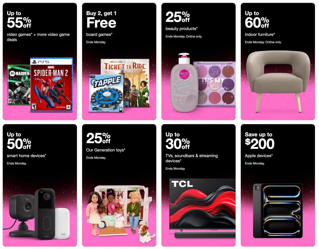 A collage of a gift card