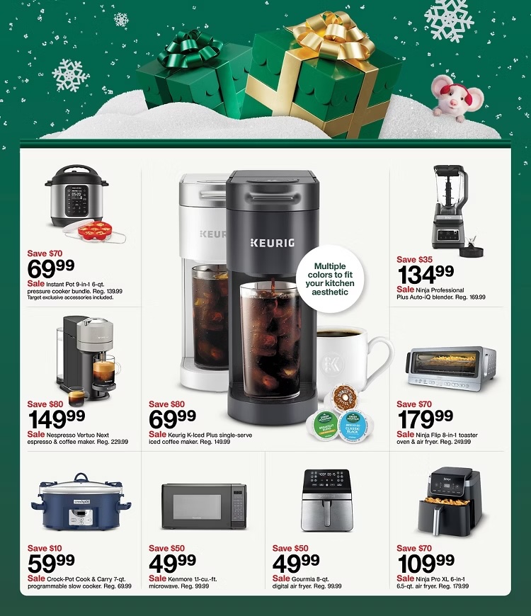 A advertisement for a coffee maker