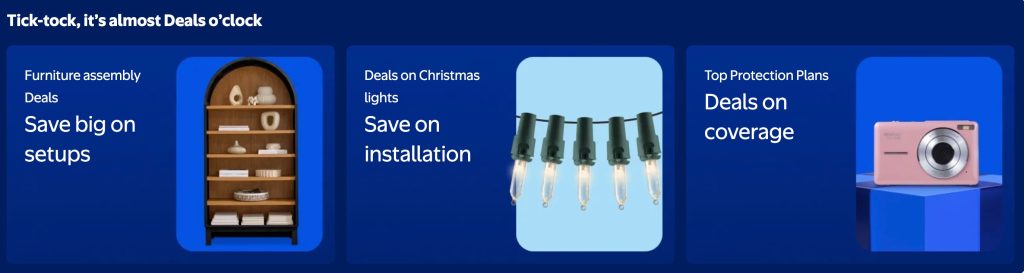 A string of lights with a blue background