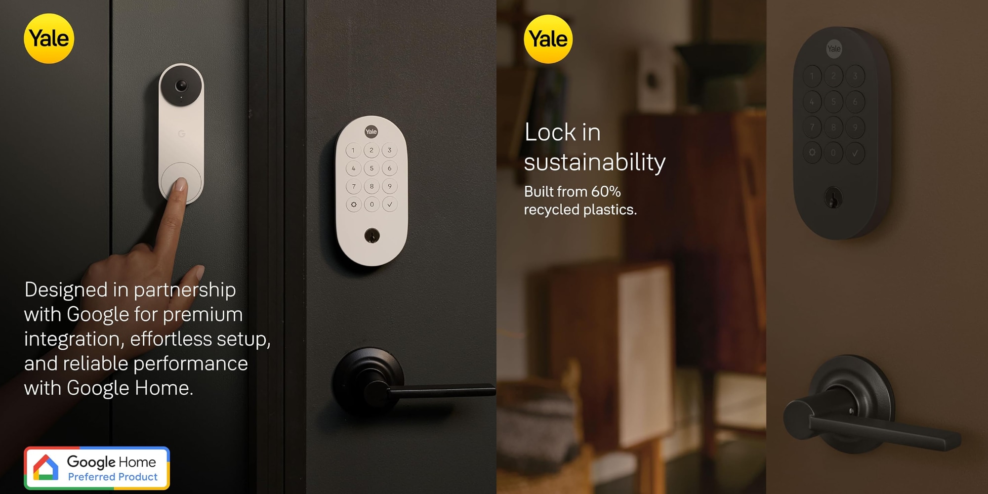 A close up of a door lock