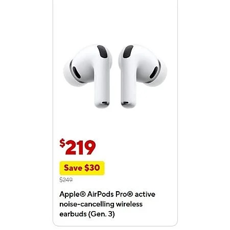 A white earbuds with black accents