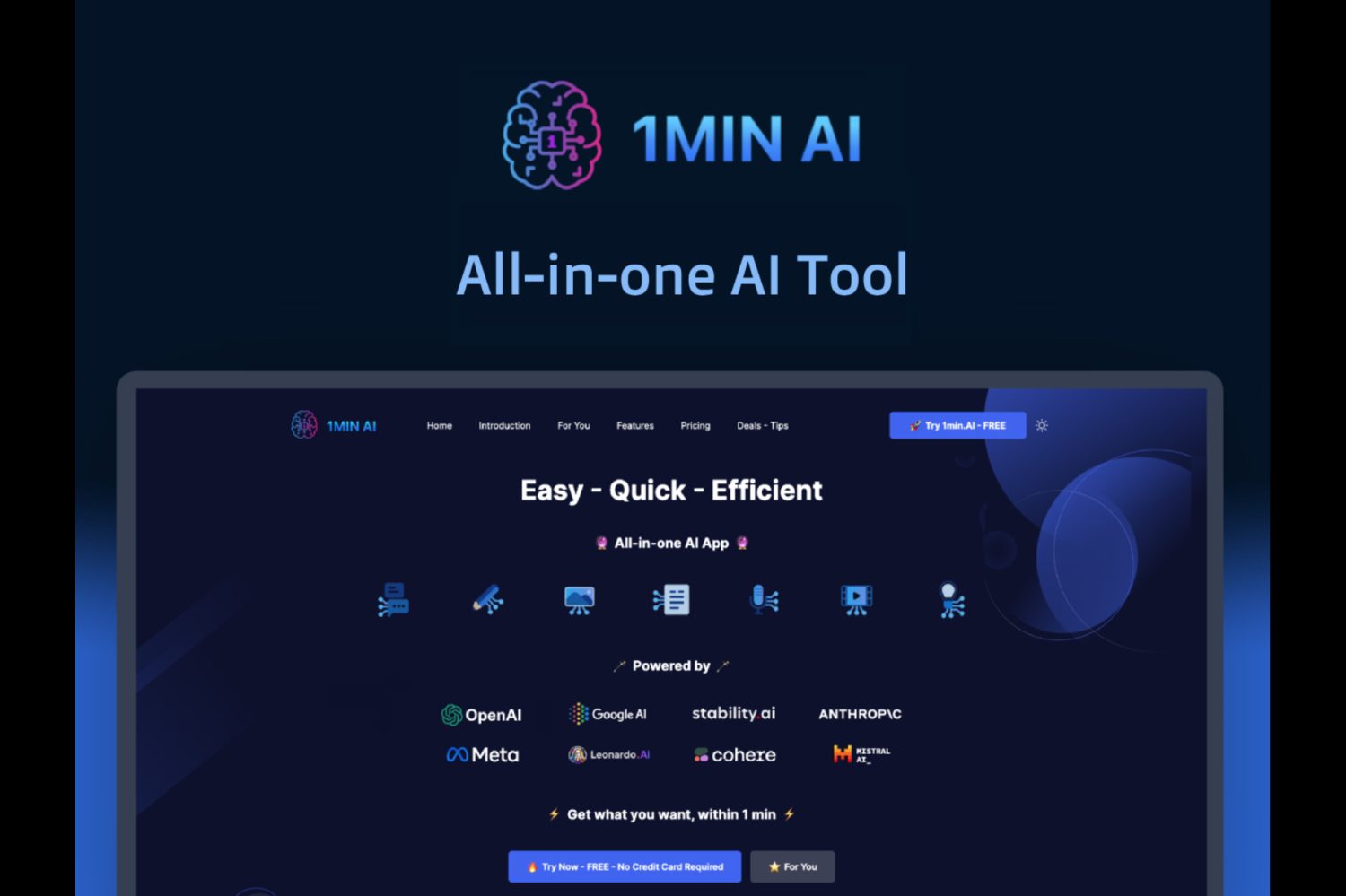 1min.AI: Lifetime Subscription