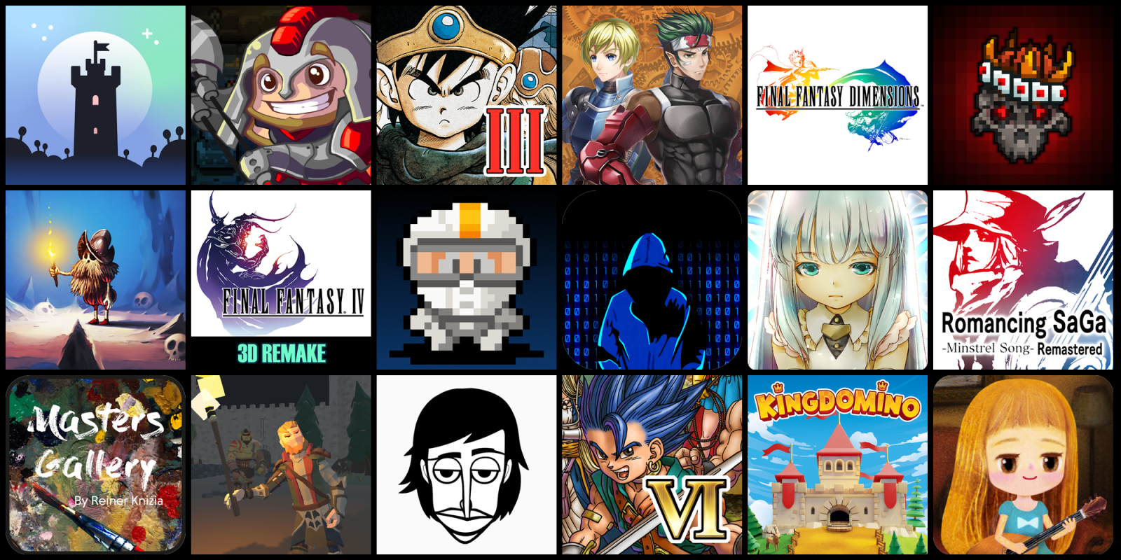 A collage of cartoon characters